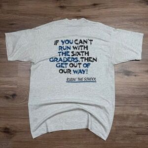 vintage‎ 2003 single stitch school tee